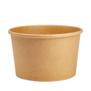 Papírová miska EKO na polévku 230 ml kraft ideal pack®