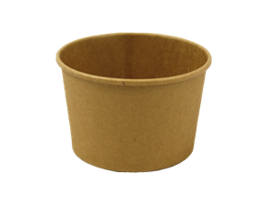 Papírová miska EKO na polévku 240 ml kraft 