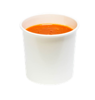 Papírová miska EKO na polévku 340 ml bílá