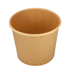 Papírová miska EKO na polévku 300 ml kraft ideal pack®