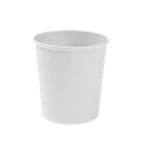 Papírová miska EKO na polévku 450 ml bílá