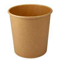 Papírová miska EKO na polévku 400 ml kraft ideal pack®