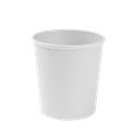 Papírová miska EKO na polévku 400 ml bílá