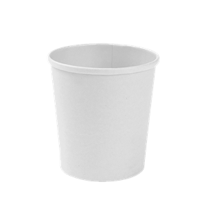 Papírová miska EKO na polévku 400 ml bílá