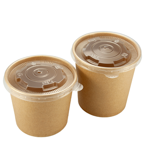 Plastové víčko na misku na polévku 230 - 400 ml ideal pack®