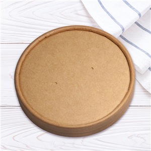 Papírové víčko na misku na polévku 230 - 400 ml ideal pack®