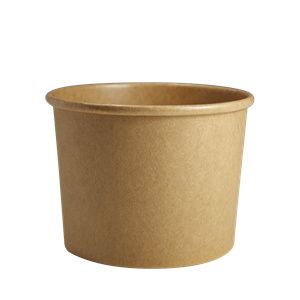 Papírová miska EKO na polévku 500 ml kraft 