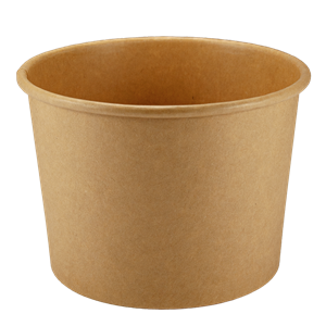 Papírová miska EKO na polévku 500 ml kraft ideal pack®