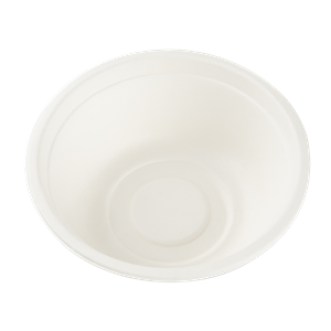 Miska EKO z cukrové třtiny 500 ml bílá O155 mm