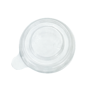 Plastové víčko PET na kelímek na dresing O44 mm transparentní ideal pack®