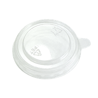 Plastové víčko PET na kelímek na dresing O62 mm transparentní ideal pack®