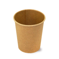 Papírový kelímek EKO 0,2 l CTG nápojový kraft O80mm ideal pack®