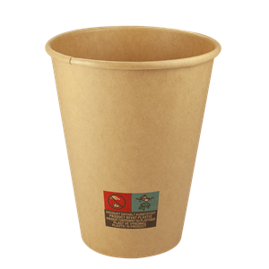 Papírový kelímek EKO 0,3 l CTG nápojový kraft O90mm ideal pack®