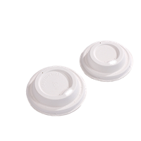 Víčko z cukrové třtiny na kelímky CTG O80mm béžové