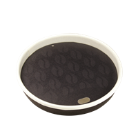 Papírové víčko PAP/PE na kelímky CTG O80 mm / O90 mm černé