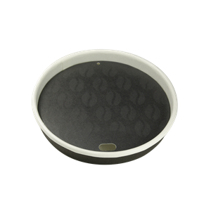 Papírové víčko PAP/PE na kelímky CTG O80 mm / O90 mm černé