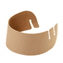 Papírový obal / návlek EKO na kelímek 270x55 mm hnědý ideal pack®
