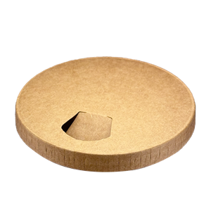 Papírové víčko PAP/PE na kelímky CTG O90mm kraft