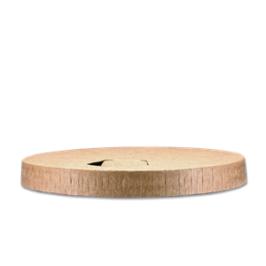 Papírové víčko PAP/PE na kelímky CTG O90mm kraft