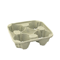 Podnos EKO na 4 kelímky CTG ideal pack®