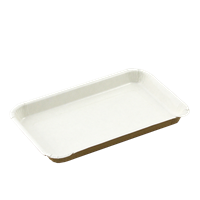 Papírová podložní miska EKO 200/220x110/140x20 mm hnědá