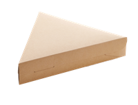Papírový box EKO na pizzu 22x20x4 cm hnědý ideal pack®