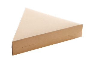 Papírový box EKO na pizzu 22x20x4 cm hnědý ideal pack®