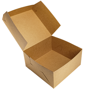 Krabice na dort papírová EKO 20x20x10 cm KRAFT ideal pack®