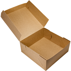 Krabice na dort papírová EKO 22x22x9 cm KRAFT ideal pack®