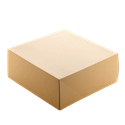 Krabice na dort papírová EKO 25x25x10 mm KRAFT ideal pack®