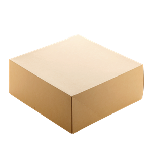 Krabice na dort papírová EKO 25x25x10 mm KRAFT ideal pack®