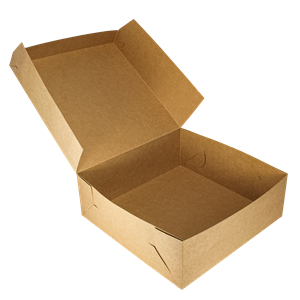 Krabice na dort papírová EKO 28x28x10 cm KRAFT ideal pack®