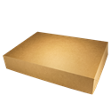 Krabice papírová EKO 40x27x7 cm odnosová KRAFT ideal pack®