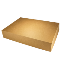 Krabice papírová EKO 40x27x7 cm odnosová KRAFT ideal pack®