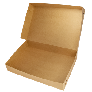 Krabice papírová EKO 40x27x7 cm odnosová KRAFT ideal pack®