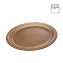 Talíř EKO kompozit dřevo/plast (WPC) 31 cm oválný