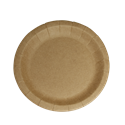 Papírový talíř EKO 18 cm kraft hluboký 