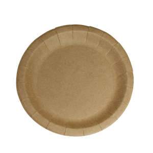 Papírový talíř EKO 18 cm kraft hluboký 