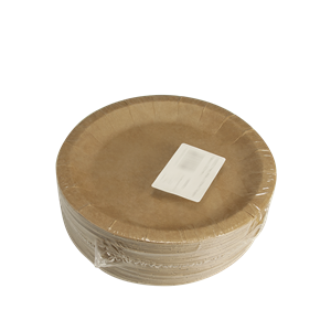 Papírový talíř EKO 18 cm kraft hluboký 