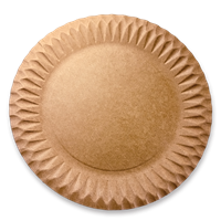 Papírový talíř EKO 23 cm kraft ideal pack®