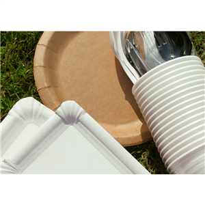 Papírový talíř EKO 23 cm kraft ideal pack®