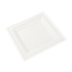 Talíř EKO z cukrové třtiny 20 x 20 cm čtvercový bílý