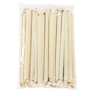 Brčko Bubble tea HOME compost 11x230 mm žluté, hygienicky balené