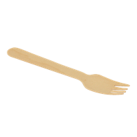 Vidlička EKO dřevěná 16 cm ideal pack®