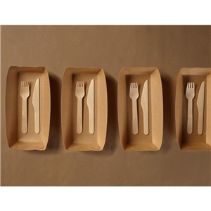 Vidlička EKO dřevěná 16 cm ideal pack®