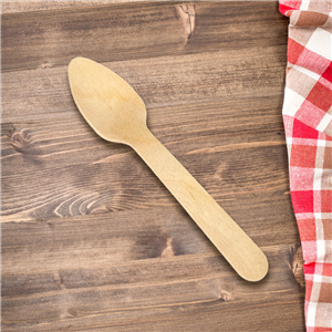 Lžička EKO dřevěná 11 cm