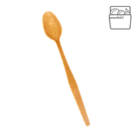 Lžička EKO kompozit dřevo/plast (WPC) koktejlová 18 cm