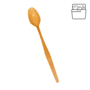 Lžička EKO kompozit dřevo/plast (WPC) koktejlová 18 cm