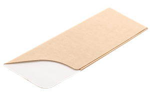 Papírová kapsa EKO na příbory 180x60 mm hnědá