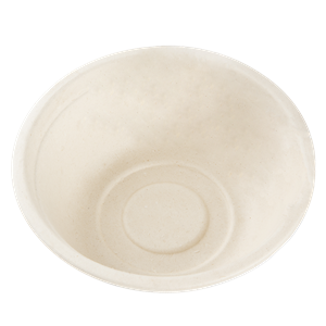 Miska EKO z cukrové třtiny 950 ml O196 mm kulatá béžová